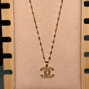 Elegant Gold Stainless Steel Pendant Necklace WILL NOT TARNISH